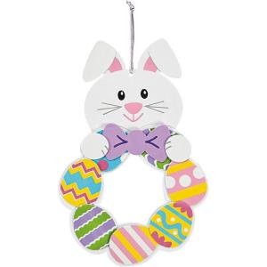 Easter Bunny Wreath Craft Kit – Makes 12 – DIY Crafts for Kids and Fun Home Activities