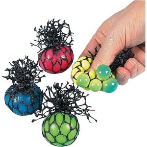 Mesh Color-Changing Mini Squeeze Balls | 24 Pieces | Favors, Giveaways, Rewards, Gifts, Takeaways, Kid’s Birthday, Vacation Bible School, Christmas, Easter