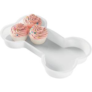 Dog Bone Shaped Serving Tray – Puppy Paw Party Supplies – 12 Pieces