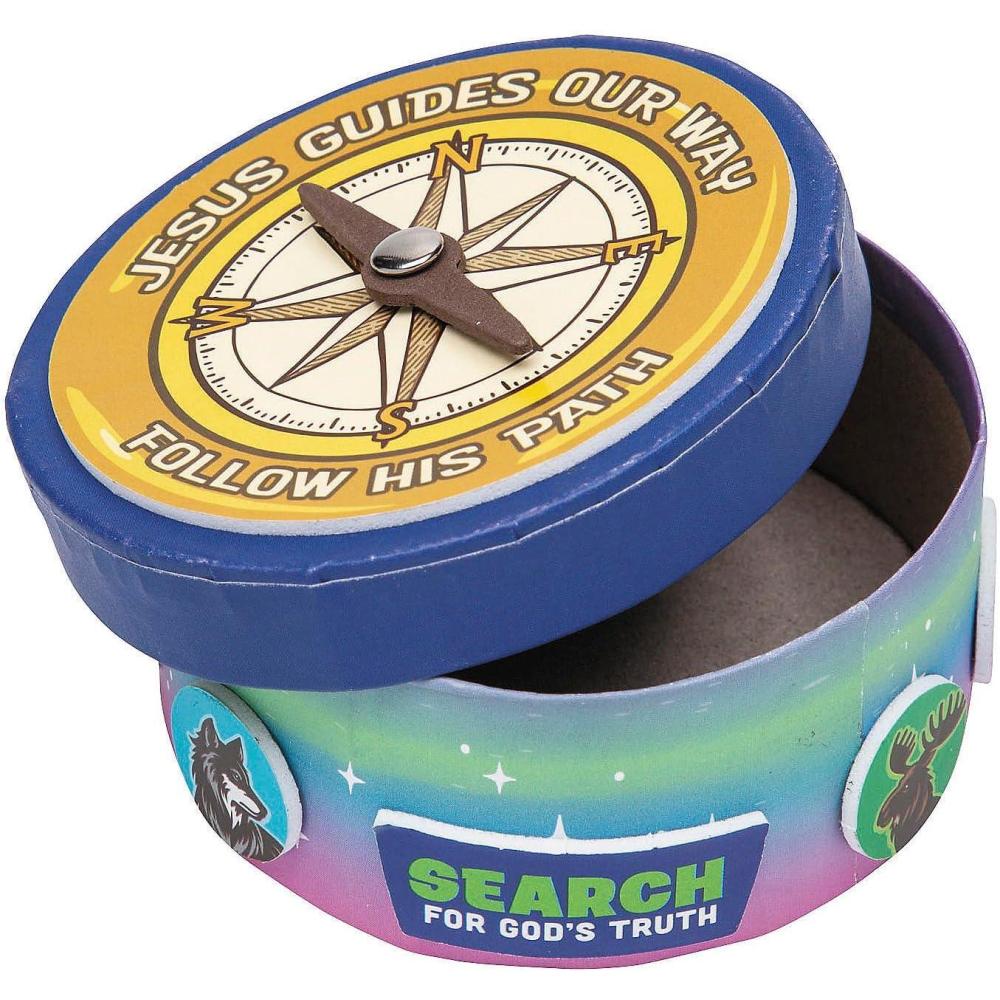 imageFun Express 3 12quot x 1 12quot Great North VBS Prayer Box Craft Kit  Makes 12 Vacation Bible School Supplies