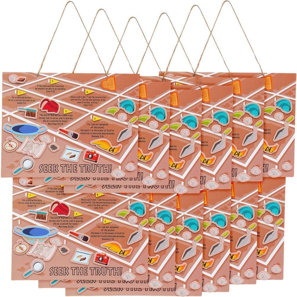 imageFun Express DIG VBS Verse A Day CK  Craft Kits  VBS Vacation Bible School SuppliesDecor  12 Pieces