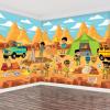 Fun Express DIG VBS DAR Background Set – Vibrant & Interactive Party Decor Vacation Bible School VBS Themes & Classroom Decorations – Perfect for VBS Celebrations Events & Themed Activities – 2 Pieces