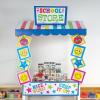 Fun Express School Store Tabletop Hut with Frame – 8 Pieces