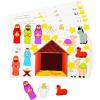 Nativity Scene Stickers for Christmas, VBS, Sunday School and Christmas (12)