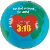 Fun Express – Inflatable 10″ God Loves The World Globes – Great for Sunday School and Vacation Bible School – Beach Balls – 12 Pieces