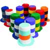 Fun Express 12″ x 24″ Colorful Striped Felt Stovepipe Hats Assortment – 12 Hates – Assorted Colors – Great for School and Party Events