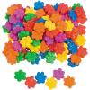 Fun Express Assorted Bright Colors Paw Print Plastic Counters – Classroom Bulletin Board School Wall Decorations Party Supplies – 125 Pieces