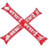 Fun Express We are Number One Red Boom Sticks – School Spirit Noise Makers Sports Events Pep Rallies Celebrations – Easy to Use for Fun Cheering Vibrant Red Color – Ideal for Fans & Teams – 24 Pieces