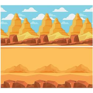 Fun Express DIG VBS DAR Background Set – Vibrant & Interactive Party Decor Vacation Bible School VBS Themes & Classroom Decorations – Perfect for VBS Celebrations Events & Themed Activities – 2 Pieces