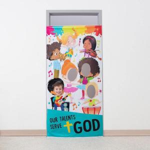 Fun Express Studio VBS Photo Door Banner – VBS Vacation Bible School Supplies/Decor