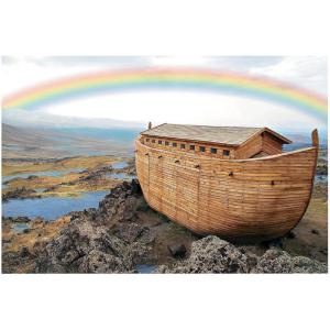 Noah’s Ark Backdrop Banner (9 feet long) Sunday School and VBS Decorations