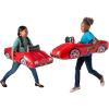 Fun Express Toddler Inflatable Car Costume – Premium Race Car Costume for Boys & Kids Halloween Parties | Durable Vinyl Construction for Active Play | Easy-to-Inflate Design Ages 3+ Red
