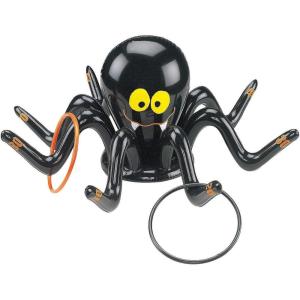 Fun Express – Inflate Spider Ring Toss Game for Halloween – Toys – Inflates – Inflatable Games – Halloween – 5 Pieces