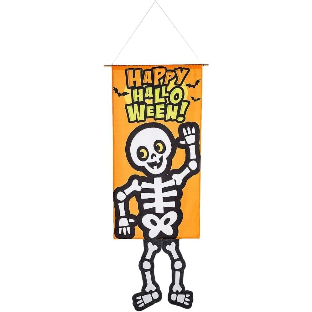 imageFun Express Halloween Skeleton Dangle Leg Door Sign