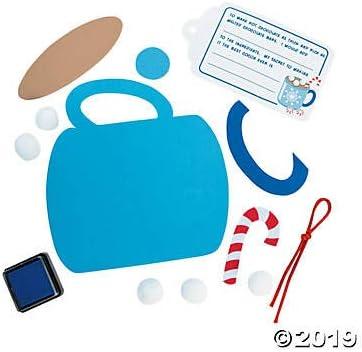 imageHot Cocoa Thumbprint Ornament Craft Kits  Crafts for Kids and Fun Home Activities  Makes 12