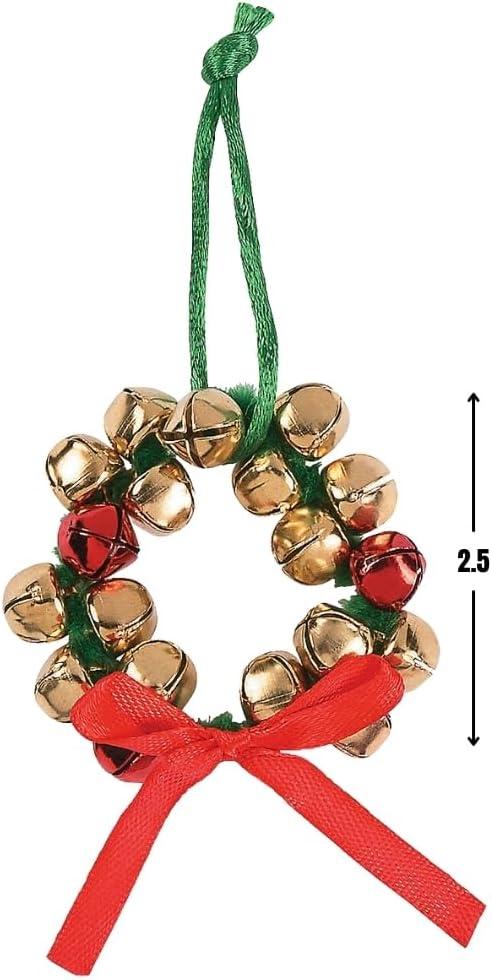 imageJingle Bell Wreath Ornament Craft Kit  Crafts for Kids and Fun Home Activities