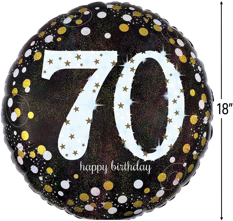 imageSparkling Celebration 70th Birthday 18quot Mylar Balloon