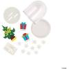 Christmas Glitter Snow Globe Craft Kits – Makes 6 – Holiday Crafts for Kids