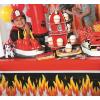 Fun Express Fire Hydrant 3-Tier Cupcake and Dessert Holder for Fire Truck, Fireman, Fire Fighter Themed Birthday Party Supplies and Decor – Red