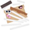 Fun Express S’More Craft Stick Magnet Craft Kit – Fun DIY Craft Kit for Kids Perfect Vacation Bible School Summer Camps & Group Activities Includes 12 Magnets Creative – Ideal Fun Learning – 1 Set