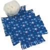 Fun Express Winter Fleece Tied Pillow Craft Kits for Girls Ages 4-12 DIY Kids Crafts Set Makes 6 Snowflake Pillows | Easy No-Sew Design for Holiday Home Activities