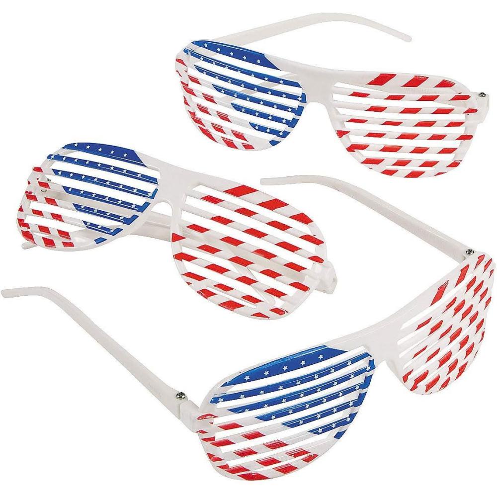 imageFun Express Patriotic Shutter Shading Glasses 1 Dozen