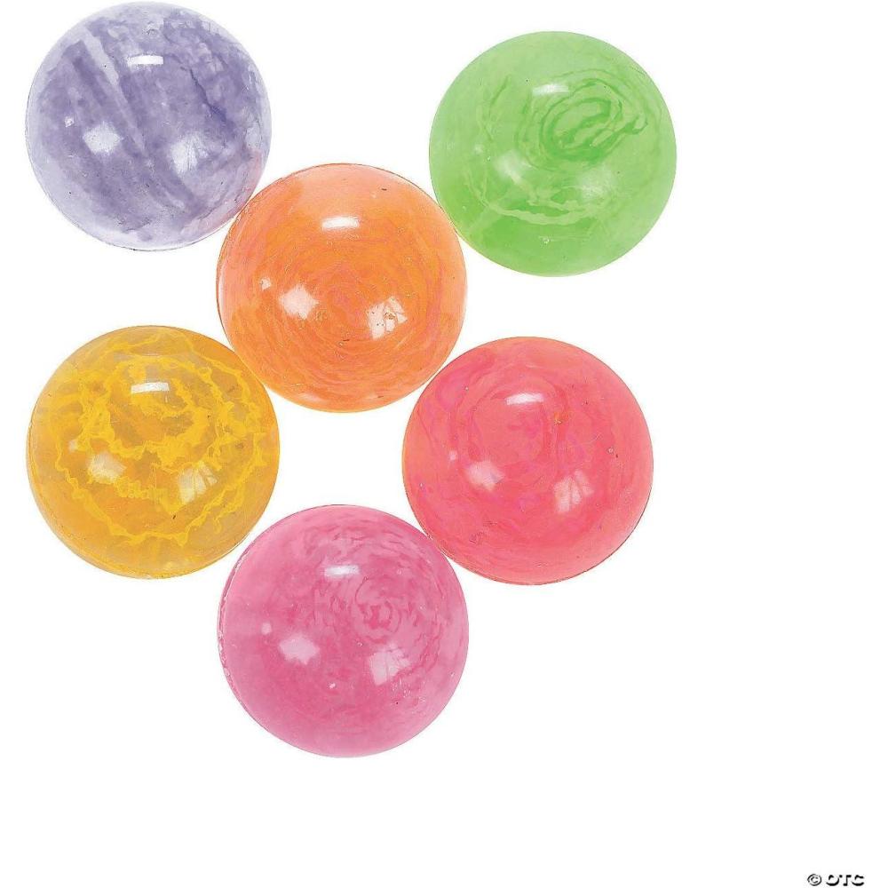 imageNeon Confetti Bouncy Ball Assortment  12 Pc