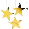 Fun Express – 5 inch Silver Cardboard Star Decor for Party – Party Decor – Wall Decor – Cutouts – VBS Vacation Bible School Supplies/Decor – Party – 12 Pieces – Silver(Gold)