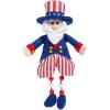 Fun Express Dangle-Leg Patriotic Uncle Sam Tabletop Decoration