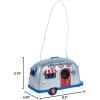 Fun Express Patriotic Camper Birdhouse – USA Outdoor Home Decor