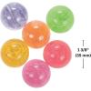 Neon Confetti Bouncy Ball Assortment – 12 Pc.