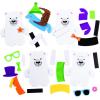 Silly Polar Bear Magnet Craft Kit -12 – Crafts for Kids and Fun Home Activities