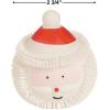 White and Red Light-Up Vinyl Santa Puffers PDQ – (2.75″) 24 Pieces – Perfect Fun Giveaways for Holiday Parties, Classroom Prizes, or as a Stocking Stuffers