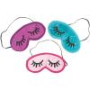 Bulk Sleep Masks for Girls – Set of 8 – Gifts, Slumber Party Supplies and Stocking Stuffers