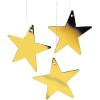 Fun Express – 5 inch Silver Cardboard Star Decor for Party – Party Decor – Wall Decor – Cutouts – VBS Vacation Bible School Supplies/Decor – Party – 12 Pieces – Silver(Gold)
