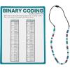 Fun Express Binary Coding Necklace Craft Kit – Makes 12