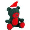 Fun Express Christmas Corduroy Stuffed Bears – Festive Plush Bears for Holiday Decor Stocking Stuffers Party Favors – Perfect for Kids Classroom and Seasonal Celebrations – 12 Pieces