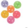 Neon Confetti Bouncy Ball Assortment – 12 Pc.