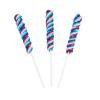 Patriotic Red, White and Blue Twist Pops (24 Cherry Suckers) Fourth of July Candy