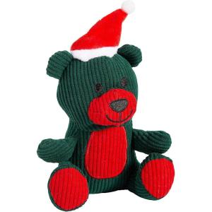 Fun Express Christmas Corduroy Stuffed Bears – Festive Plush Bears for Holiday Decor Stocking Stuffers Party Favors – Perfect for Kids Classroom and Seasonal Celebrations – 12 Pieces