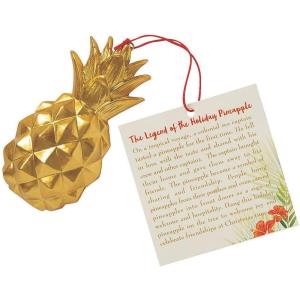 Legend of The Holiday Pineapple Ornaments with Card – Home Decor – 12 Pieces