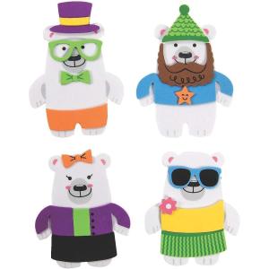 Silly Polar Bear Magnet Craft Kit -12 – Crafts for Kids and Fun Home Activities