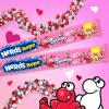 NERDS Rope Valentine Candy, Sweet and Sour Candy, Individually Wrapped, Valentine’s Day Pink, White, and Red Rope Colorful Candy, 0.92oz, Pack of 24