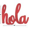 FIESTA GLITTER HOLA SIGN – Home Decor – 1 Piece