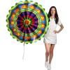 Fun Express 36″-46″ Giant Fiesta Hanging Paper Fans – Colorful Party Decor Pieces for Celebrations, Birthdays, and Events – 4 Pieces
