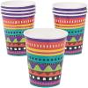 Fiesta 9oz Cups for Cinco de Mayo – Set of 8 – Party Supplies