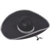 Fun Express Adult’s Black Mariachi Sombreros, 6 Felt Hats – Fiesta and Cinco De Mayo Party Supplies
