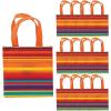 Fun Express Mini Fiesta Tote Bags – Cinco De Mayo Apparel Accessories – 12 Pieces
