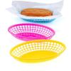 Fun Express Neon Food Baskets – Colorful Party Supplies for Tacos Hot Dogs Fries & More – Perfect for Events BBQs Taco Bars & Festive Gatherings – Fun Serving Ware for All Occasions – 12 Pieces