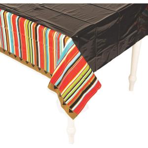 Fun Express Viva Fiesta Printed Table Cloth Cover for Cinco de Mayo